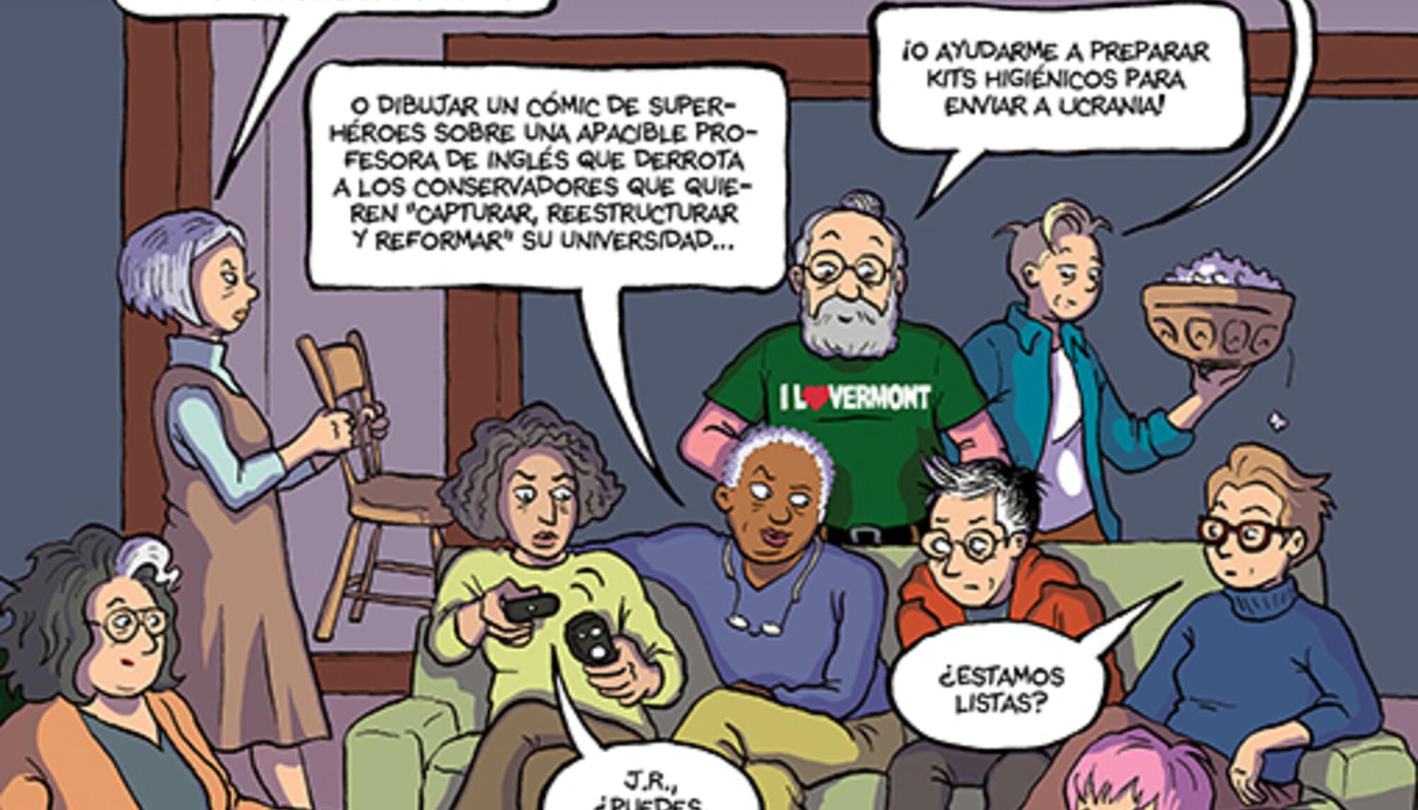 Viñeta del cómic ‘Consumida’ de Alison Bechdel